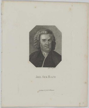 Bildnis des Joh. Seb. Bach