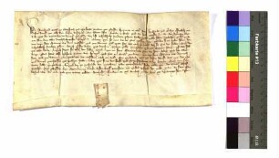 Graf Bertold von Graisbach und Marstetten, genannt von Neuffen, Hauptmann in Oberbayern, bescheinigt der Stadt Ulm den Empfang von 750 Pfund Jahressteuer und verspricht innerhalb zwei Jahren keine weitere Steuer zu verlangen.