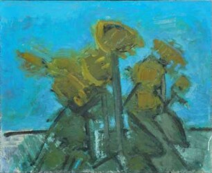 unbenannt [Sonnenblumen vor blauem Himmel]