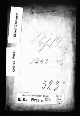Gerichtshandelsbuch von Röhrsdorf bei Dohna, Bd. 4
