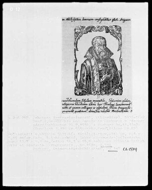 Johannes Ferinarius, Marburger Professor der Geschichte