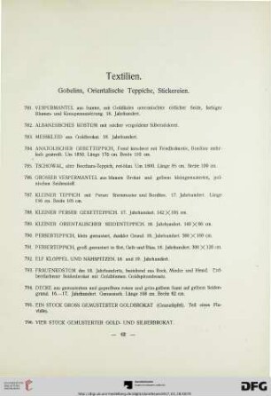 Textilien (Nr. 781-842)