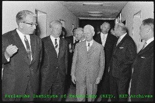 Besuch von Dr. Karl Heinrich Lübke (Bundespräsident der Bundesrepublik Deutschland (BRD)) am Kernforschungszentrum Karlsruhe (KfK)