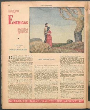 Enemigas : Las cuentos gauchos de "Mundo Argentino"