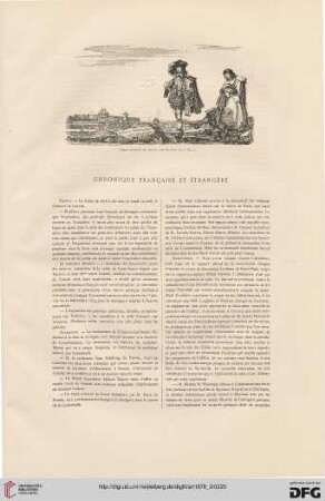 Chronique française et étrangère
