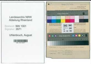 Entnazifizierung August Uhlenbruch, geb. 10.11.1907 (Milchhaendler)