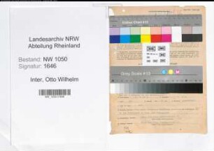 Entnazifizierung Otto Wilhelm Inter , geb. 16.04.1900 (Malermeister)