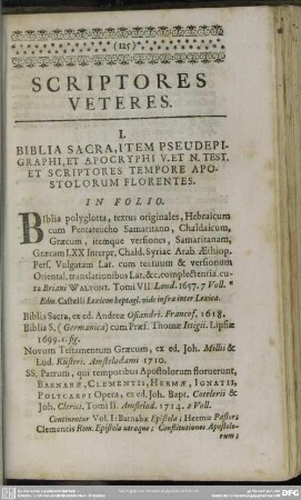 Scriptores Veteres