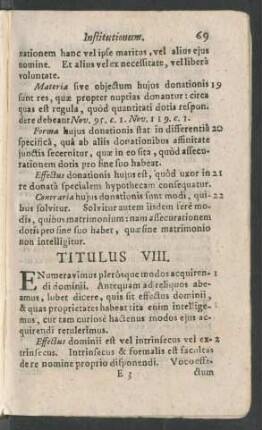 Titulus VIII.