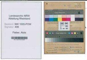Entnazifizierung Alois Fieber , geb. 14.09.1916 (Kraftfahrer)