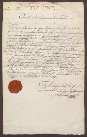 Taufzeugnis des Philipp Franz Ludwig Karl von Waldenfels (14. September 1779).