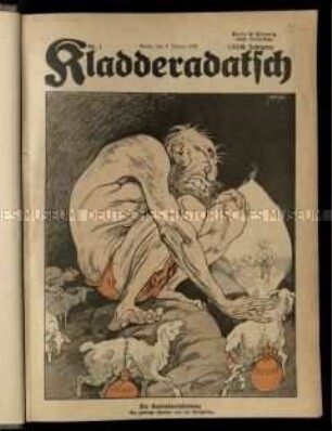 Satirezeitschrift "Kladderadatsch". 73. Jahrgang 1920