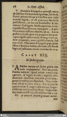 Caput XIX. De foedere gratiae