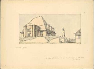 o. O., Bewerbung zum Studium der Architektur an der Technischen Hochschule Charlottenburg, Motto "Laune"