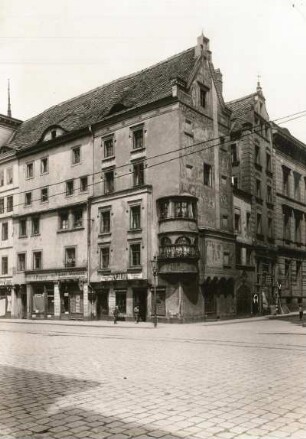 Legnica, Wachtelkorb : Liegnitz (Legnica/Polen). Wachtelkorb, vermutlich Ring 40 mit Sgraffitogiebel