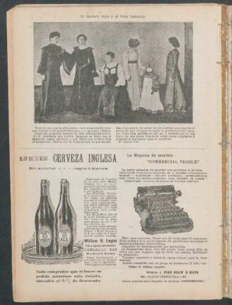 El modern style y el traje femenino