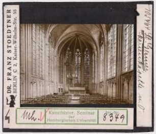 Saint-Germer-de-Fly: Damenstiftskapelle, Inneres nach Osten (Stoedtner-Nr. 105464)