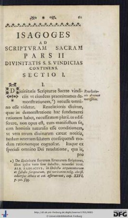 Pars II. Divinitatis S. S. Vindicias Continens.
