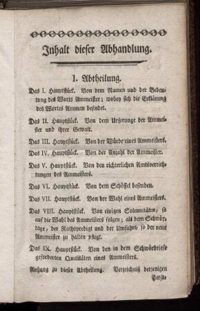 Inhalt dieser Abhandlung.