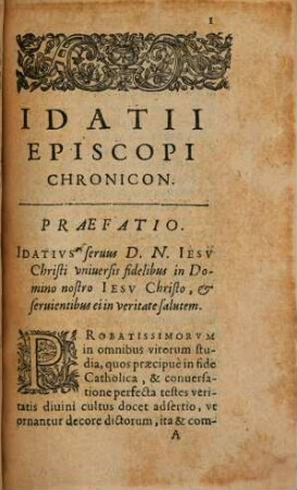 Idatii Chronicon et fasti consulares