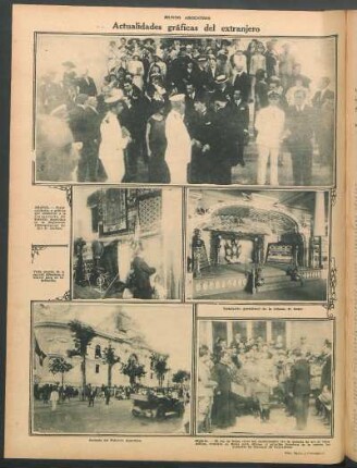Actualidades gráficas del extranjero [Fotografías]