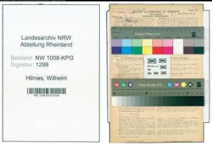 Entnazifizierung Wilhelm Hilmes , geb. 13.12.1910 (Installateur)