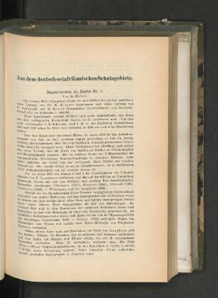 Aus dem deutsch-ostafrikansichen Schutzgebiete.