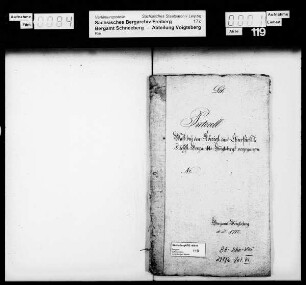 Aufzeichnungen über Vorgänge beim königlichen und kurfürstlichen Bergamt Voigtsberg, Band 6