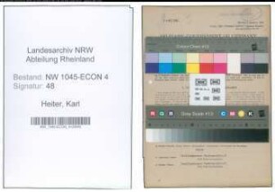 Entnazifizierung Karl Heiter , geb. 31.01.1891 (Haendler)