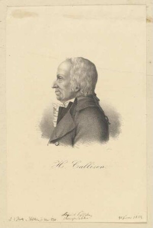 Bildnis des H. Callisen