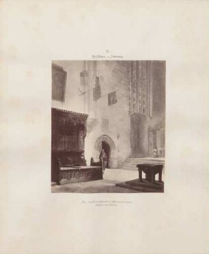 "Ansicht des Chors in der Stiftskirche zu Berchtesgaden" (Gemälde von Friedrich Carl Mayer)