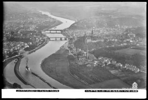 Meißen an der Elbe, Jahrtausendfeier 1929, Luftbild