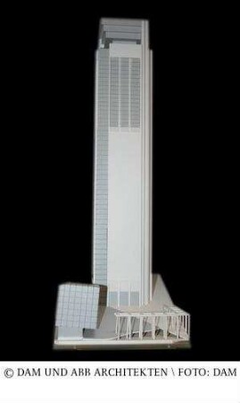 Campanile, DB-Hochhaus - Modell des Gesamtgebäudes