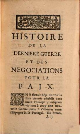 Histoire des événemens qui se sont passés dans la plûpart des cours de l'Europe, pendant les Années 1733, 1734, 1735 et 1736 : avec une rélation exacte de la guerre, des négociations pour la paix, et la vie du Prince Eugene de Savoye, 3 (1751)