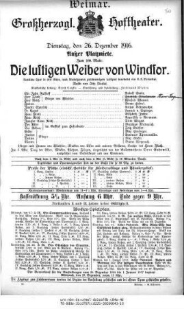 Die lustigen Weiber von Windsor