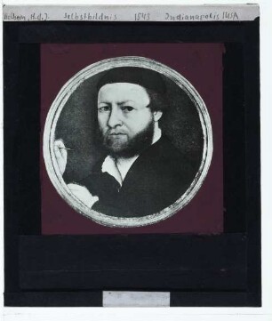 Holbein d. J., Selbstbildnis (Indianapolis MoA 2014.90)
