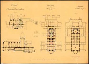 Prinzliches Palais Schinkelwettbewerb 1901: Darstellung eines Heizsystems
