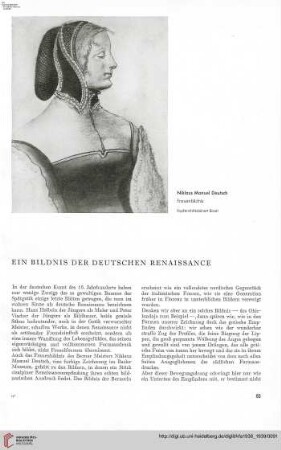 54: Ein Bildnis der deutschen Renaissance