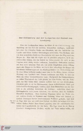 III. Der Odilienberg und der Lustgarten der Herrad von Landsperg