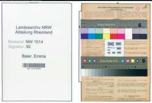 Entnazifizierung Emma Baier , geb. 03.05.1893 (Buchhaendlerin)