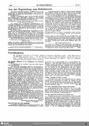 Aus der Begründung zum Rabattgesetz