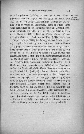 Eine Pflicht der Kunstgeschichte.