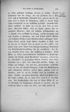 Eine Pflicht der Kunstgeschichte.