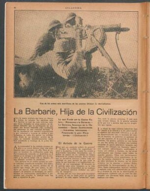 La Barbarie, hija de la civilización