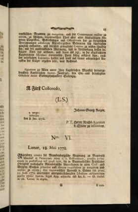 25-27, Nro. VI - VII