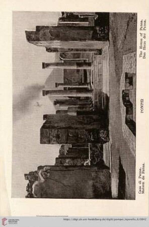 Pompei – Casa di Pansa. – Maison de Pansa. – The House of Pansa. – Das Haus der Pansa.