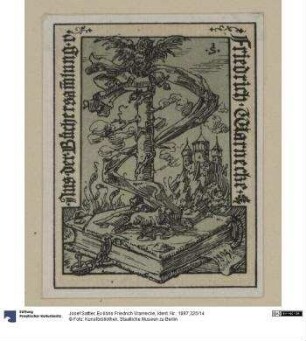 Ex libris Friedrich Warnecke