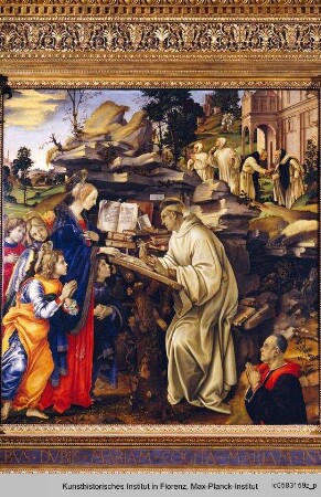 Vision des Heiligen Bernhard - Pala della Badia