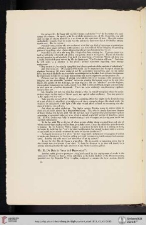 Mr. R. Du Bois in Arts and Decoration