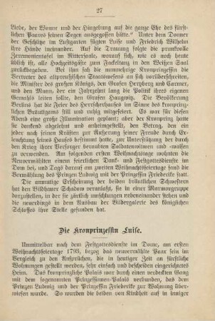 Die Kronprinzessin Luise